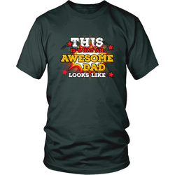 This is what an awesome dad looks like - District Unisex Shirt