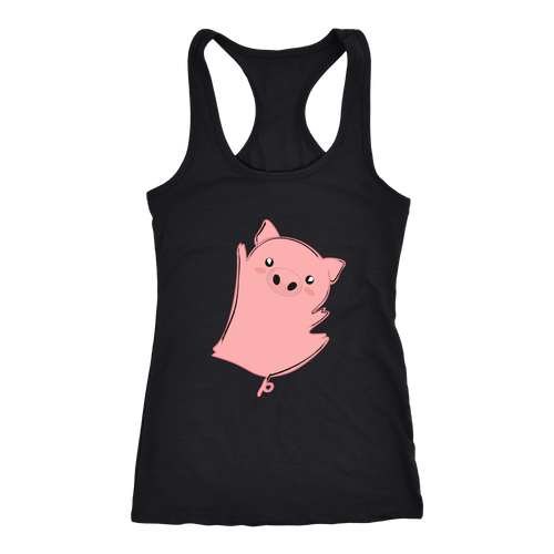 Pig T-shirt, hoodie and tank top. Pig funny gift idea.