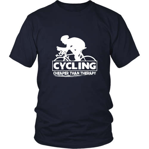 Cycling T-shirt - Cycling, cheaper than therapy
