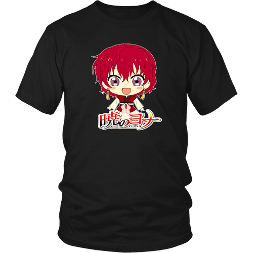 Akatsuki No Yona T-Shirt Anime Cosplay Unisex Shirt Men Women Casual Tee Black
