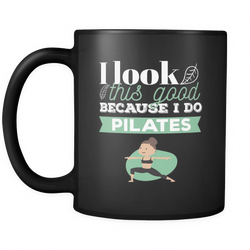 Pilates 11 oz. Mug. Pilates funny gift idea.