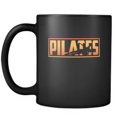 Pilates 11 oz. Mug. Pilates funny gift idea.