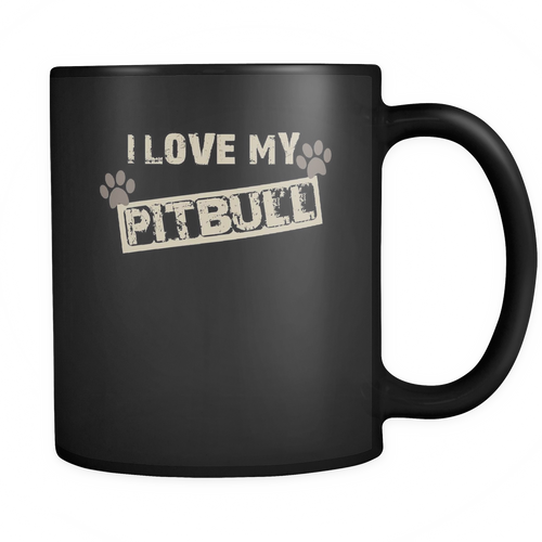 Pitbull 11 oz. Mug. Pitbull funny gift idea.