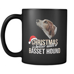 Basset hound 11 oz. Mug. Basset hound funny gift idea.