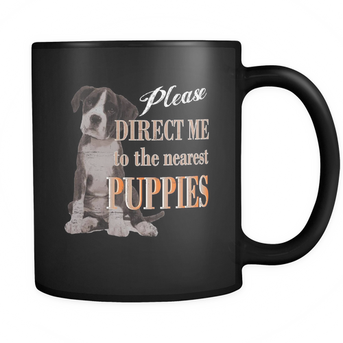 Puppies 11 oz. Mug. Puppies funny gift idea.