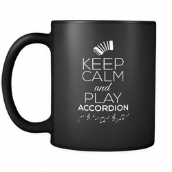Accordion 11 oz. Mug. Accordion funny gift idea.