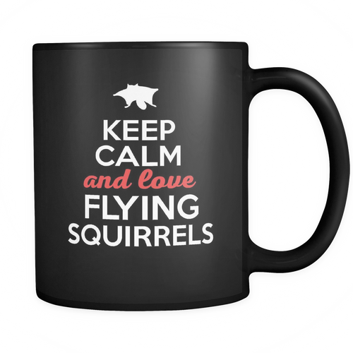 Flying Squirrels 11 oz. Mug. Flying Squirrels funny gift idea.