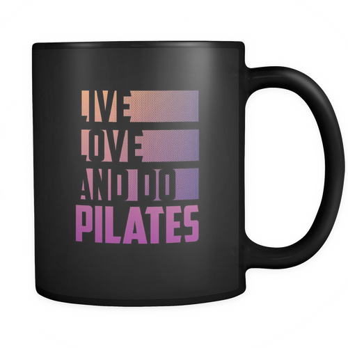 Pilates 11 oz. Mug. Pilates funny gift idea.