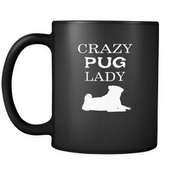 Pug 11 oz. Mug. Pug funny gift idea.