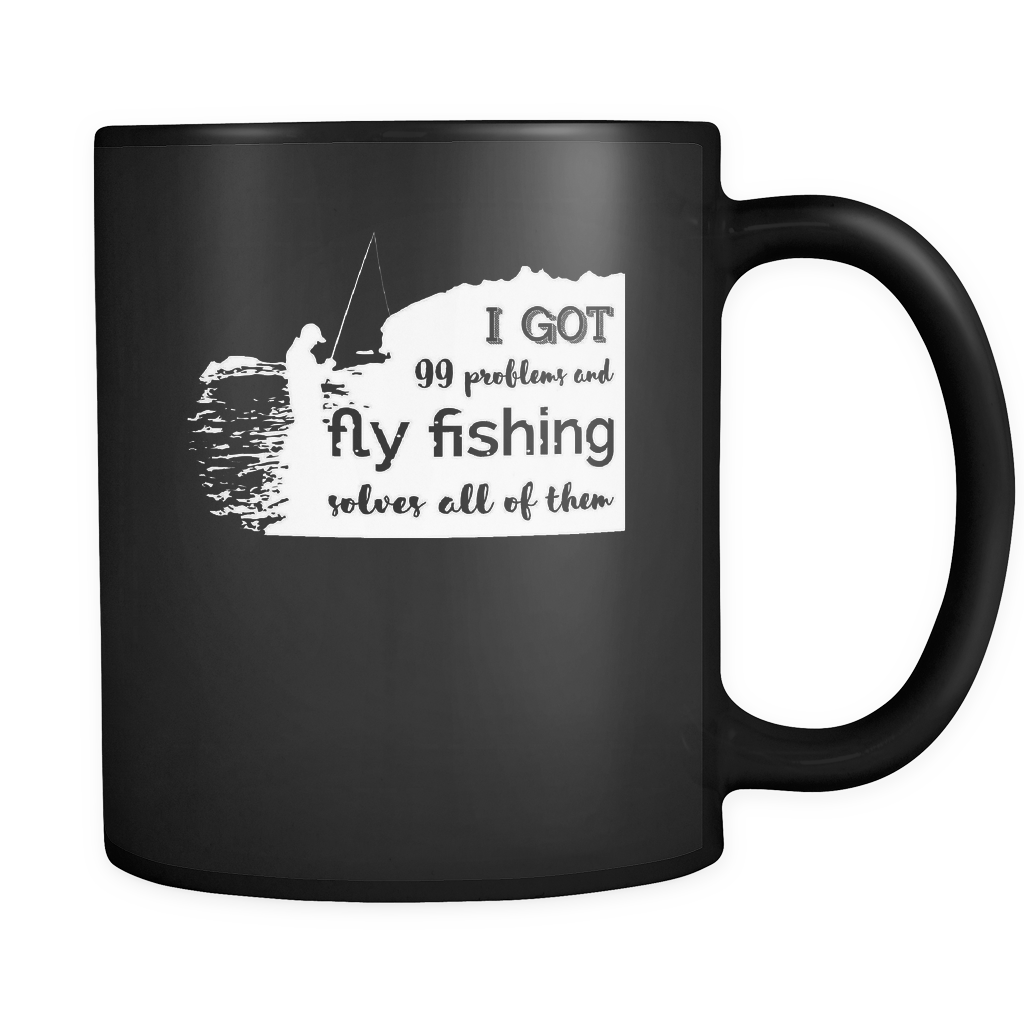 Fly Fishing 11 oz. Mug. Fly Fishing funny gift idea. – TeeDino