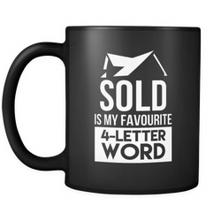 Real Estate Agent 11 oz. Mug. Real Estate Agent funny gift idea.