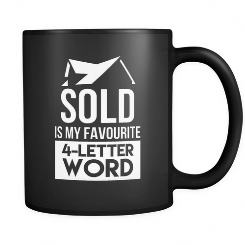 Real Estate Agent 11 oz. Mug. Real Estate Agent funny gift idea.