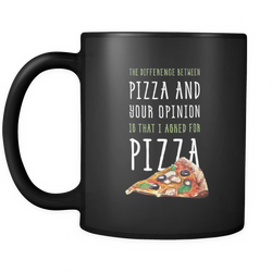 Pizza 11 oz. Mug. Pizza funny gift idea.