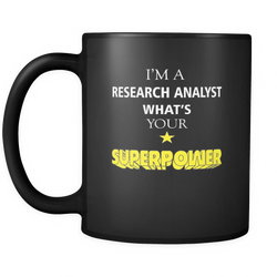 Research Analyst 11 oz. Mug. Research Analyst funny gift idea.