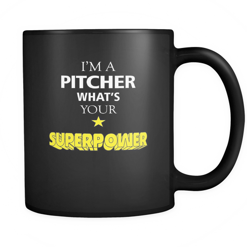 Pitcher 11 oz. Mug. Pitcher funny gift idea.