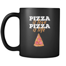 Pizza 11 oz. Mug. Pizza funny gift idea.