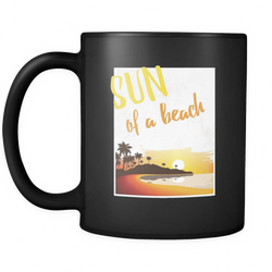 Beach 11 oz. Mug. Beach funny gift idea.