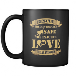 Animal Rescue 11 oz. Mug. Animal Rescue funny gift idea.