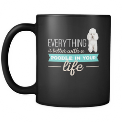 Poodle 11 oz. Mug. Poodle funny gift idea.