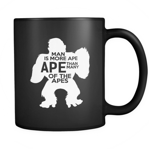 Apes 11 oz. Mug. Apes funny gift idea.