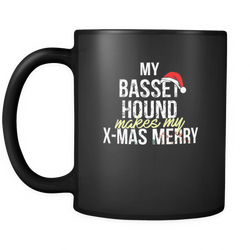 Basset Hound 11 oz. Mug. Basset Hound funny gift idea.