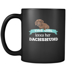 Dachshund 11 oz. Mug. Dachshund funny gift idea.