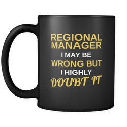 Regional Manager 11 oz. Mug. Regional Manager funny gift idea.
