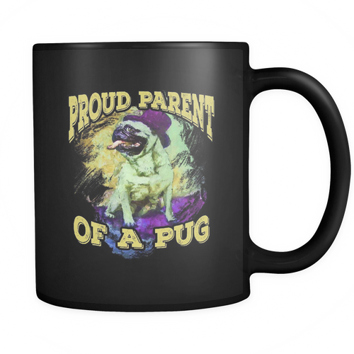 Pug 11 oz. Mug. Pug funny gift idea.