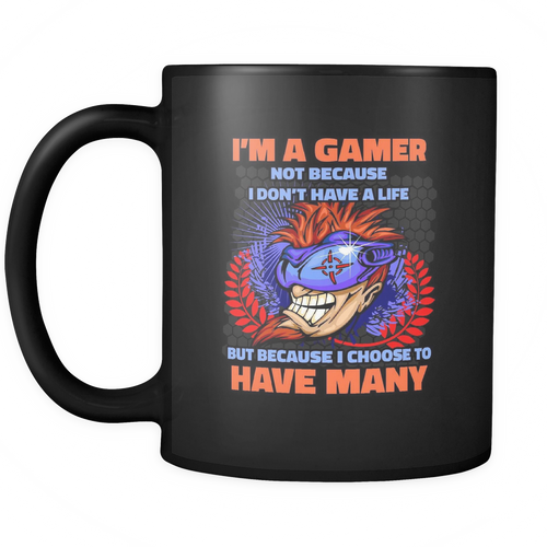Gamer 11 oz. Mug. Gamer funny gift idea.