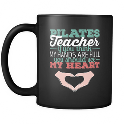 Pilates 11 oz. Mug. Pilates funny gift idea.