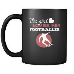 Footballer 11 oz. Mug. Footballer funny gift idea.
