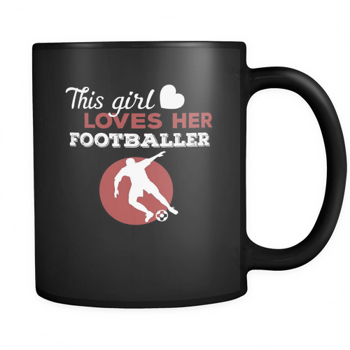 Footballer 11 oz. Mug. Footballer funny gift idea.
