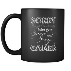 Gamer 11 oz. Mug. Gamer funny gift idea.