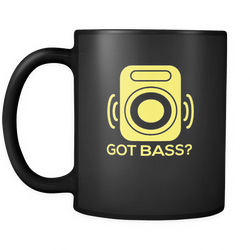 Bass 11 oz. Mug. Bass funny gift idea.