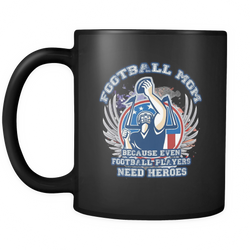 Football Mom 11 oz. Mug. Football Mom funny gift idea.