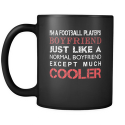 Football Player's 11 oz. Mug. Football Player's funny gift idea.