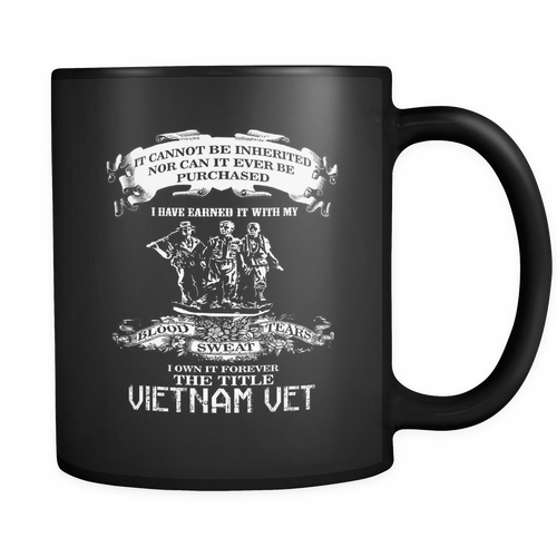 Vietnam Veteran - I own it forever the title Vietnam Vet Mug