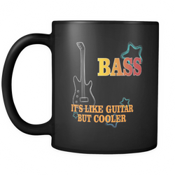 Bass 11 oz. Mug. Bass funny gift idea.