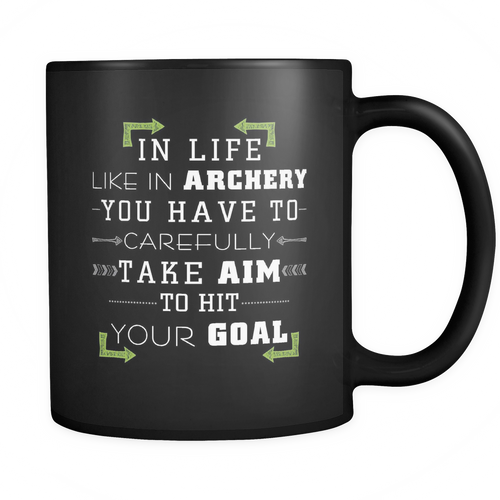 Archery 11 oz. Mug. Archery funny gift idea.