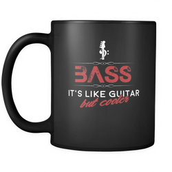 Bass 11 oz. Mug. Bass funny gift idea.