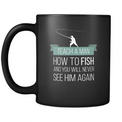 Fishing 11 oz. Mug. Fishing funny gift idea.