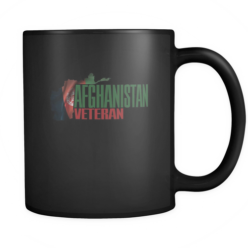 Afghanistan veteran 11 oz. Mug. Afghanistan veteran funny gift idea.