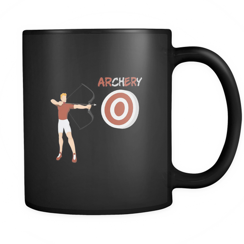Archery 11 oz. Mug. Archery funny gift idea.