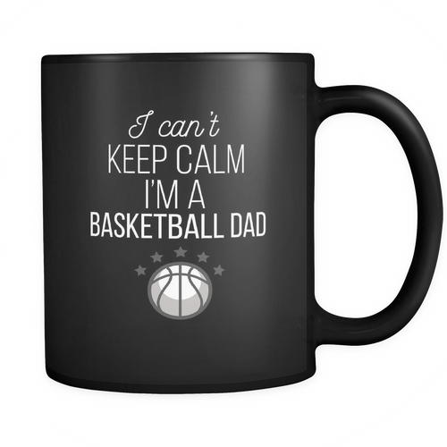 Basketball Dad 11 oz. Mug. Basketball Dad funny gift idea.