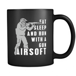 Airsoft 11 oz. Mug. Airsoft funny gift idea.