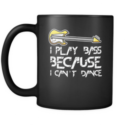 Bass Guitar 11 oz. Mug. Bass Guitar funny gift idea.