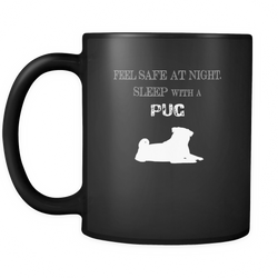 Pug 11 oz. Mug. Pug funny gift idea.