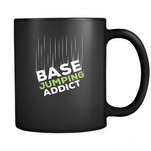 Base jumping 11 oz. Mug. Base jumping funny gift idea.