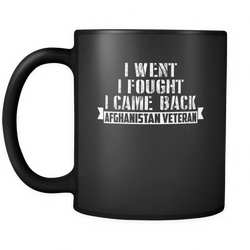 Afghanistan veteran 11 oz. Mug. Afghanistan veteran funny gift idea.