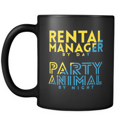 Rental Manager 11 oz. Mug. Rental Manager funny gift idea.